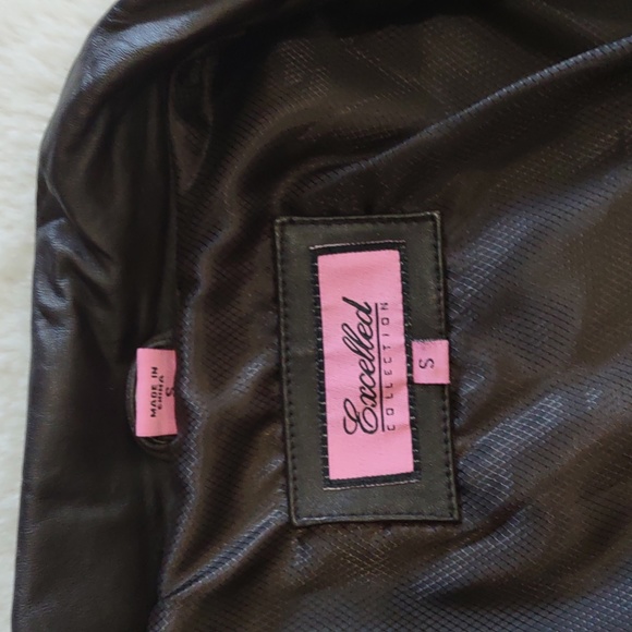 EXCELLED COLLECTION LEATHER JACKET. - Picture 7 of 17